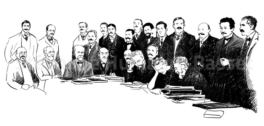 Le premier Congrès Solvay en 1911. 1905, l’année miraculeuse d’Einstein